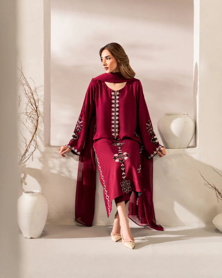 Rosina 3-piece Stitched outfit