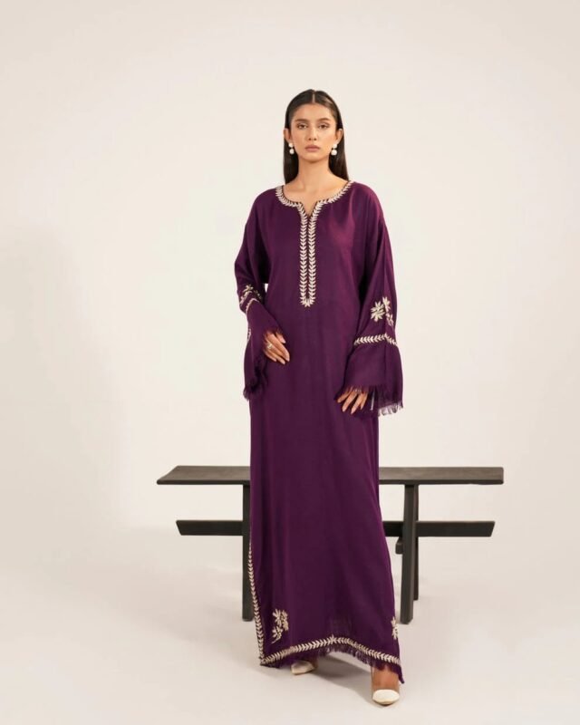 Purple 💜 3-piece Stitched outfit
