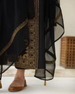 Black Mystique Full Sleeve's Stitched 🪡 Dress