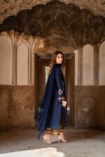 Blue Stitched 3-Piece