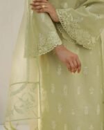 Apple Green Lawn 3-piece Stiched Dress